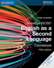 Cambridge University Press IGCSE English as a second language coursebook